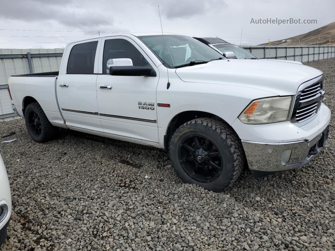 2015 Ram 1500 Slt White vin: 1C6RR7TM4FS541044