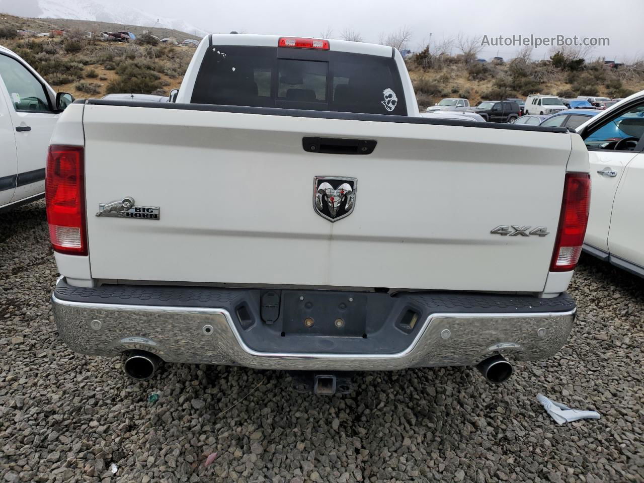 2015 Ram 1500 Slt White vin: 1C6RR7TM4FS541044