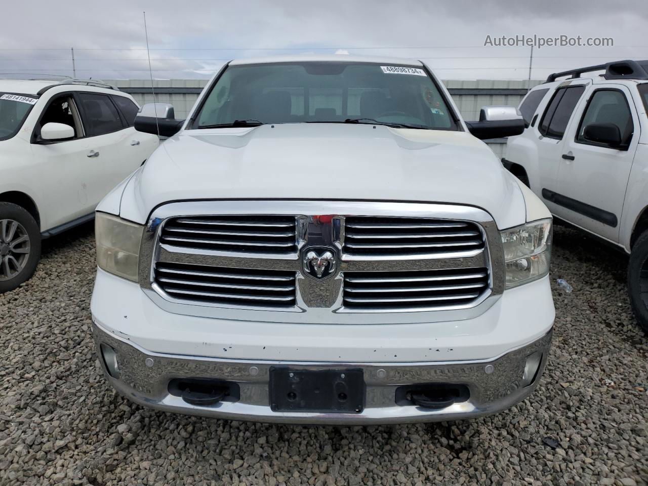 2015 Ram 1500 Slt White vin: 1C6RR7TM4FS541044