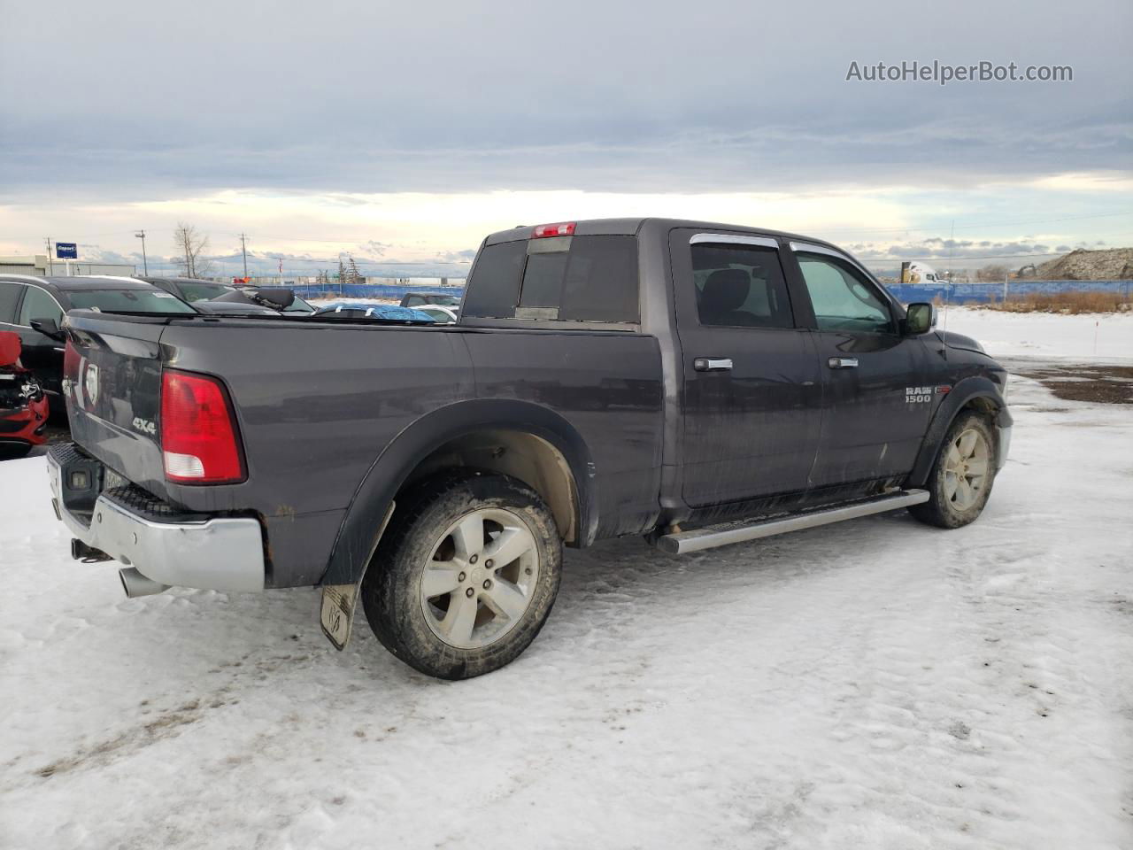 2014 Ram 1500 Slt Серый vin: 1C6RR7TM5ES272633