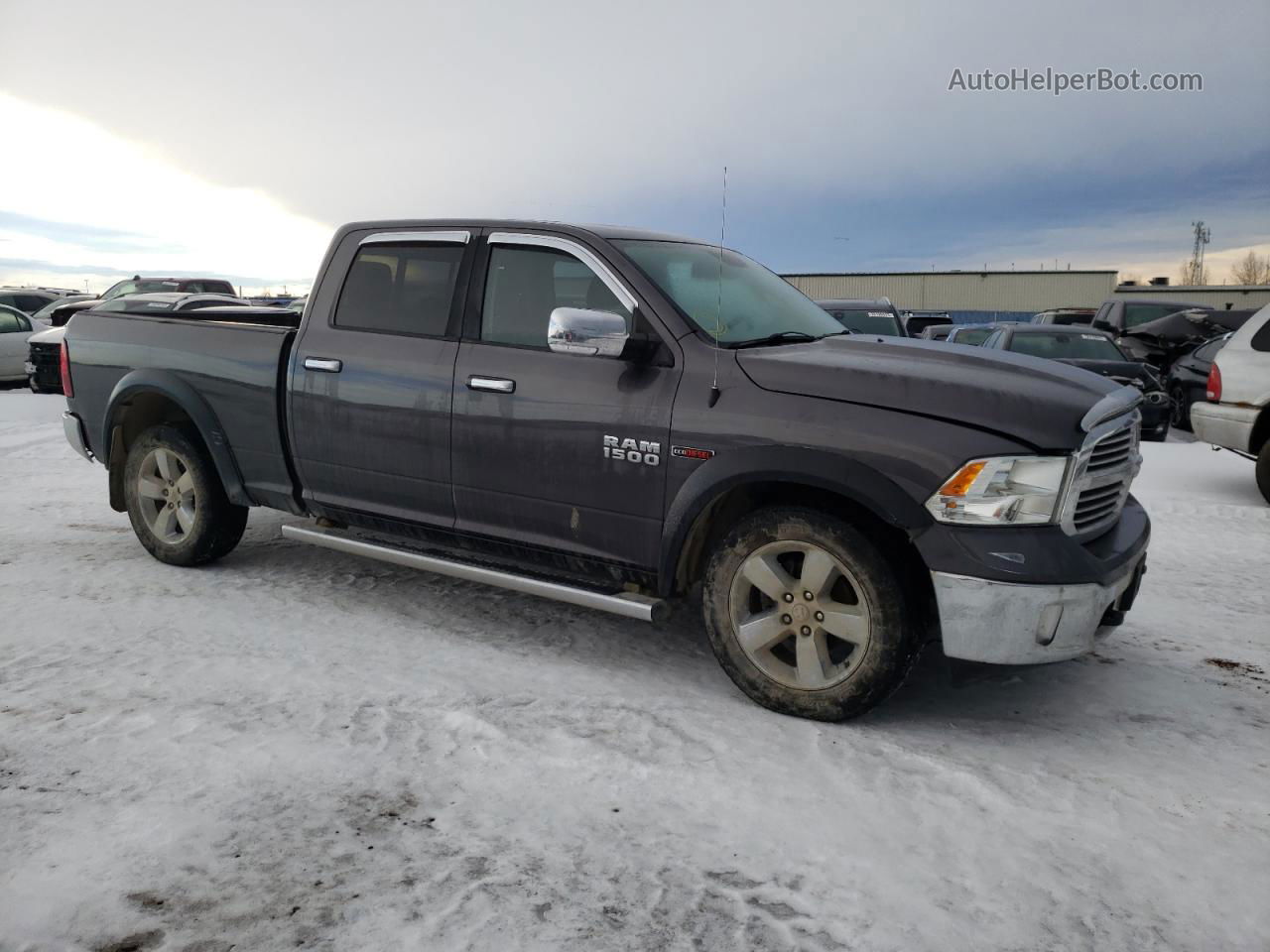 2014 Ram 1500 Slt Серый vin: 1C6RR7TM5ES272633