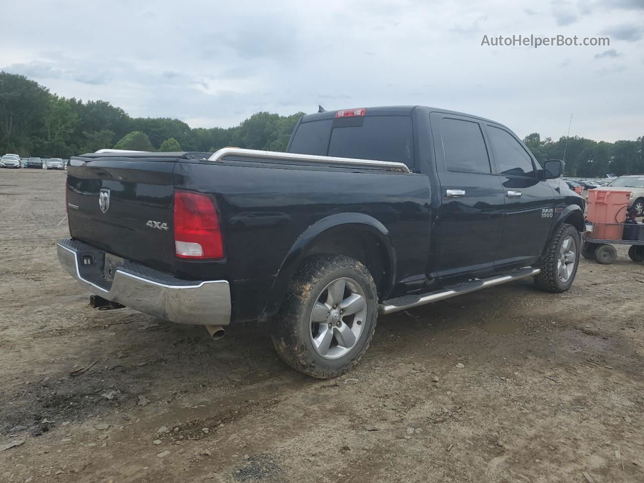 2015 Ram 1500 Slt Черный vin: 1C6RR7TM7FS580906