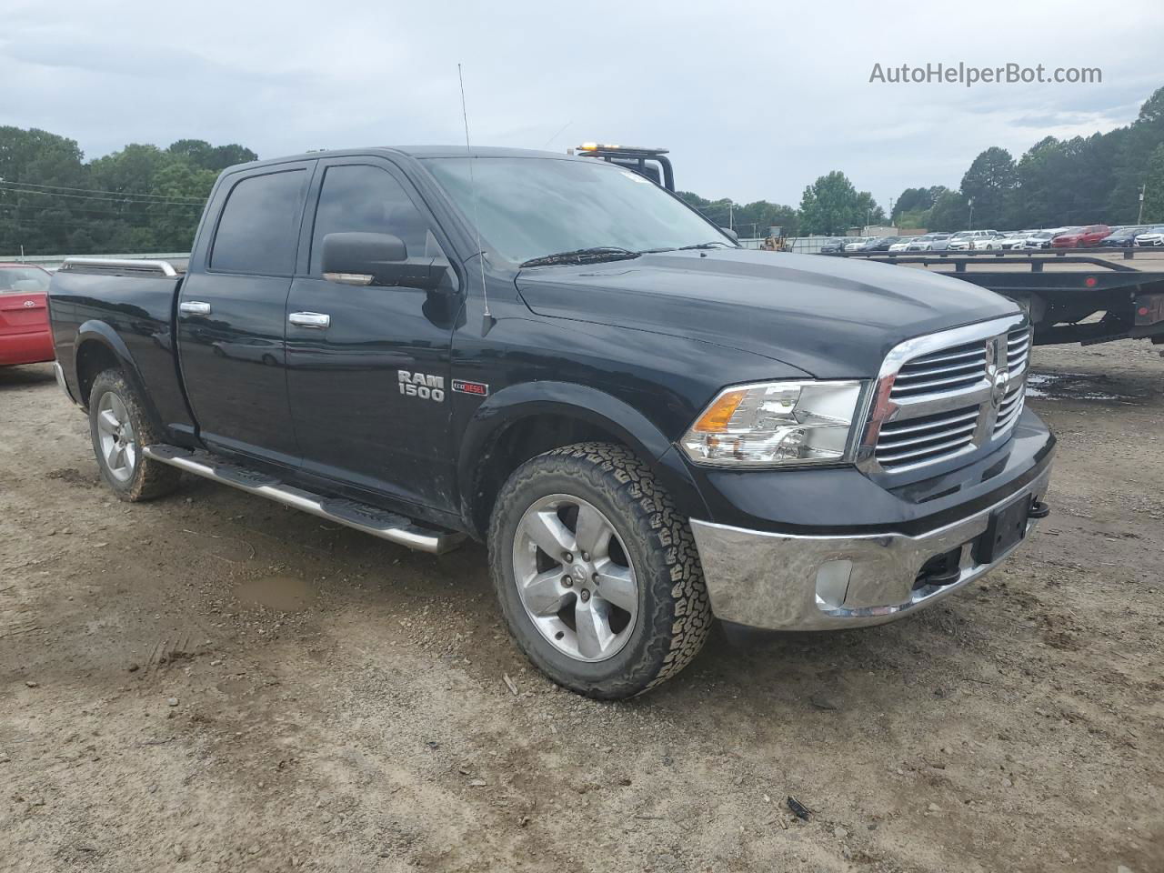 2015 Ram 1500 Slt Черный vin: 1C6RR7TM7FS580906