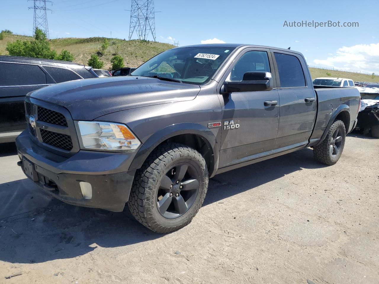 2015 Ram 1500 Slt Угольный vin: 1C6RR7TM9FS531724