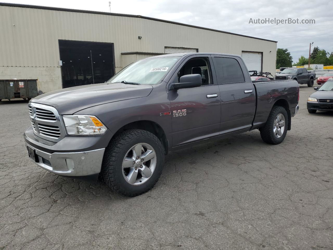 2015 Ram 1500 Slt Gray vin: 1C6RR7TMXFS513541