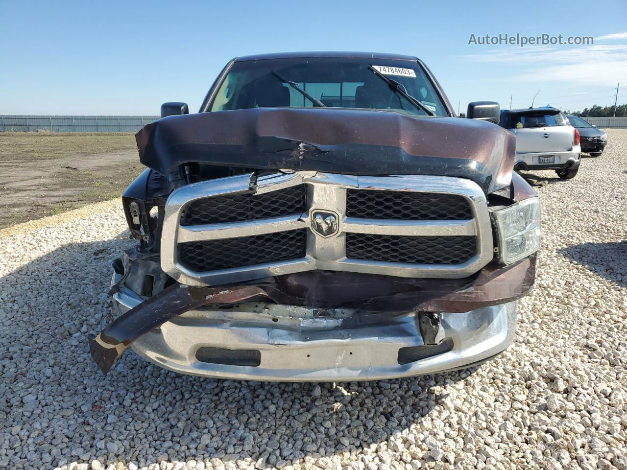 2014 Ram 1500 Slt Brown vin: 1C6RR7TT1ES475803