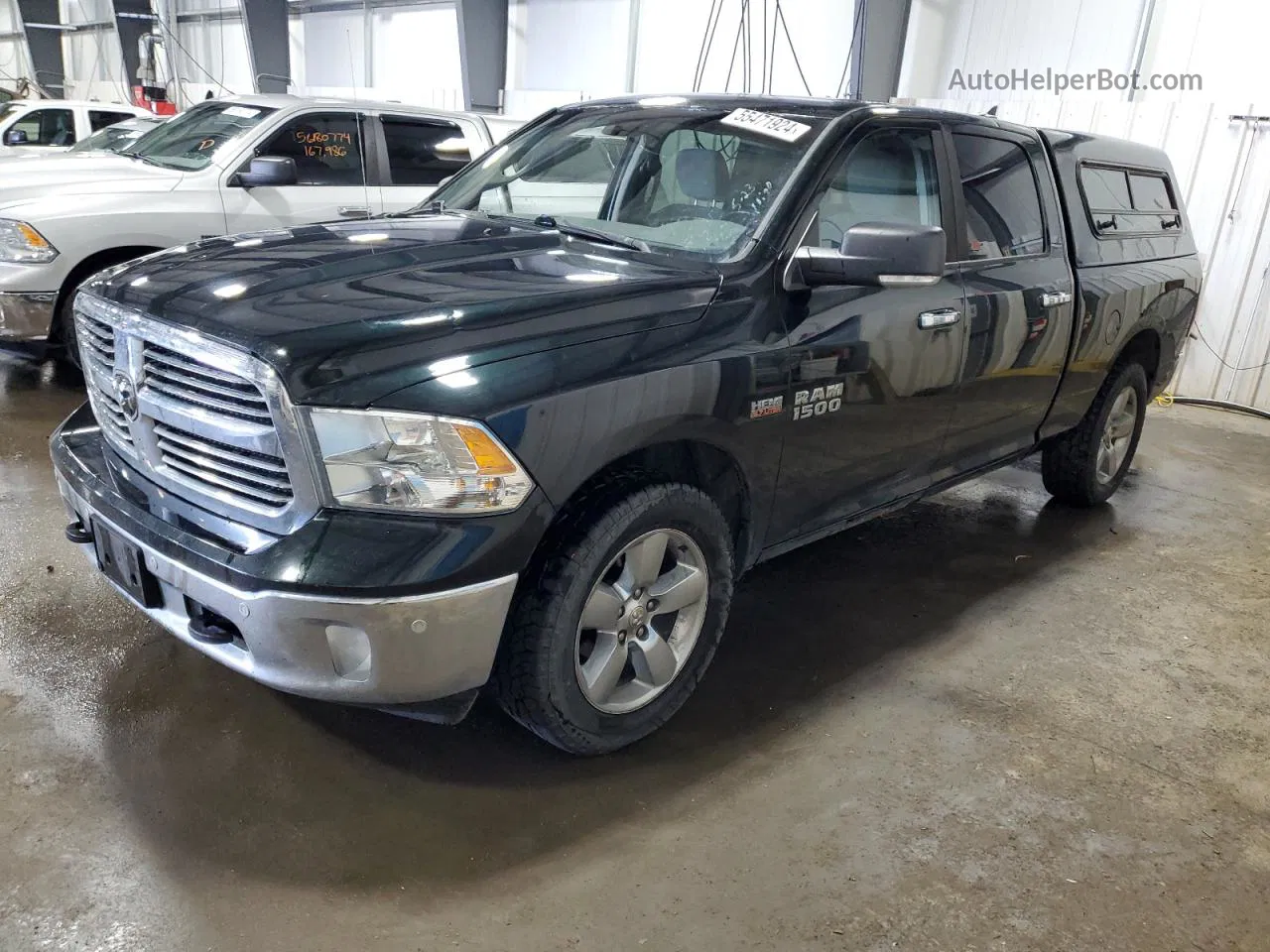 2015 Ram 1500 Slt Зеленый vin: 1C6RR7TT3FS524873