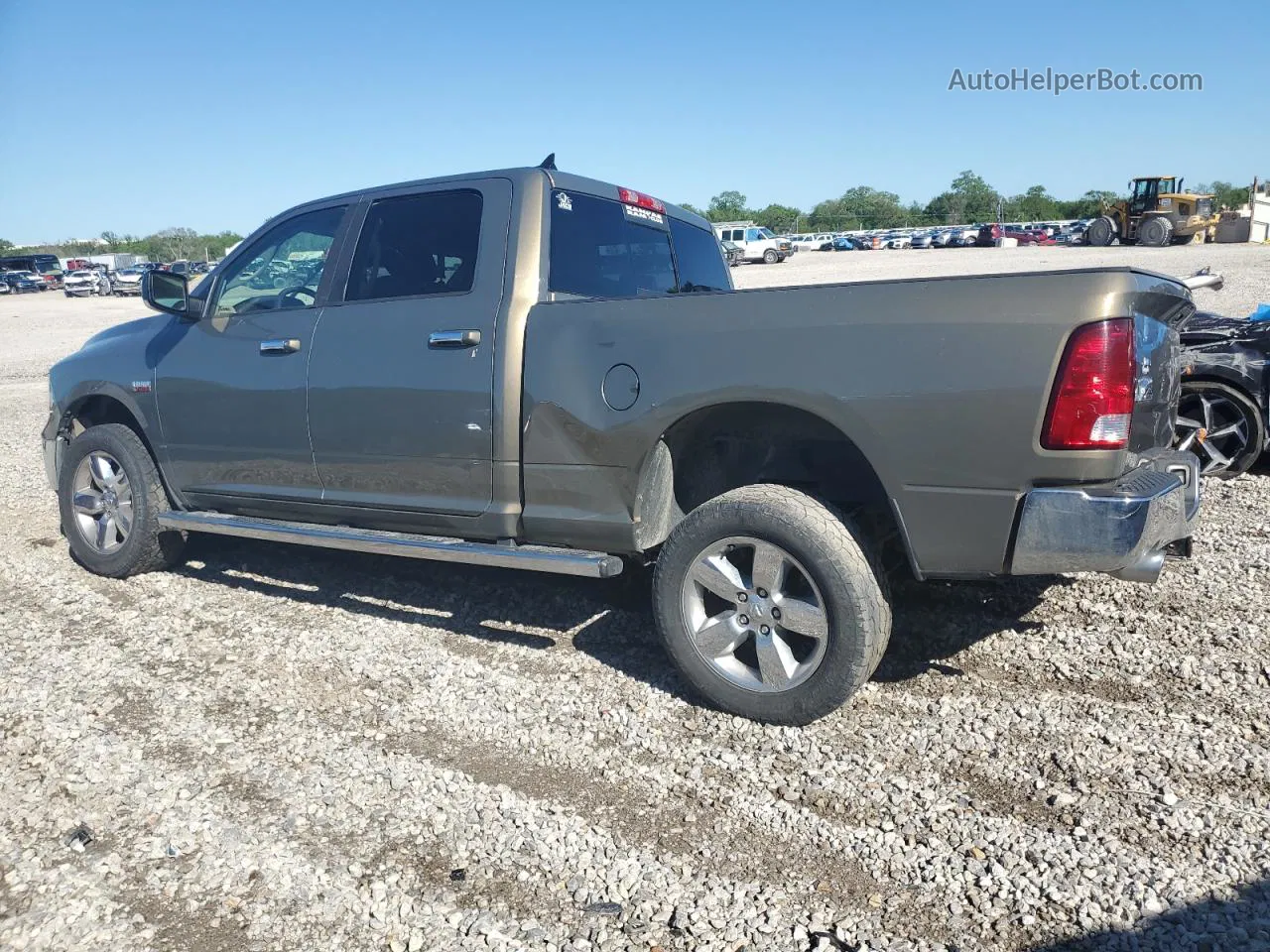 2014 Ram 1500 Slt Зеленый vin: 1C6RR7TT4ES451432