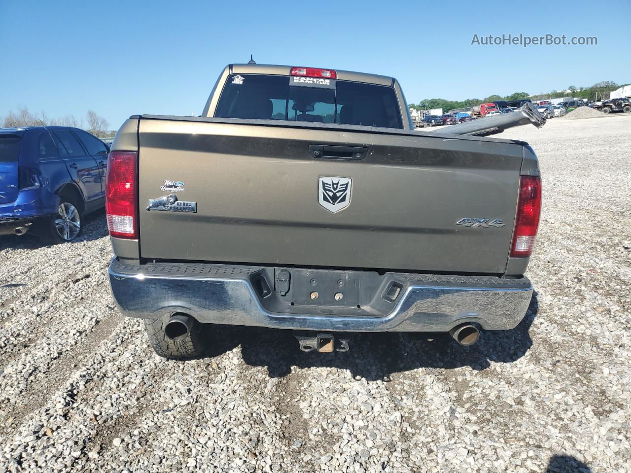 2014 Ram 1500 Slt Green vin: 1C6RR7TT4ES451432