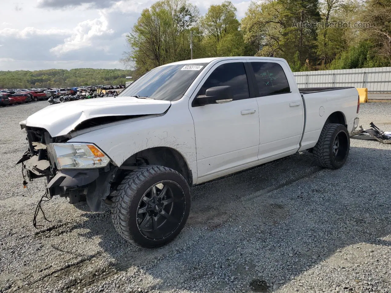 2019 Ram 1500 Classic Slt Белый vin: 1C6RR7TT4KS556161