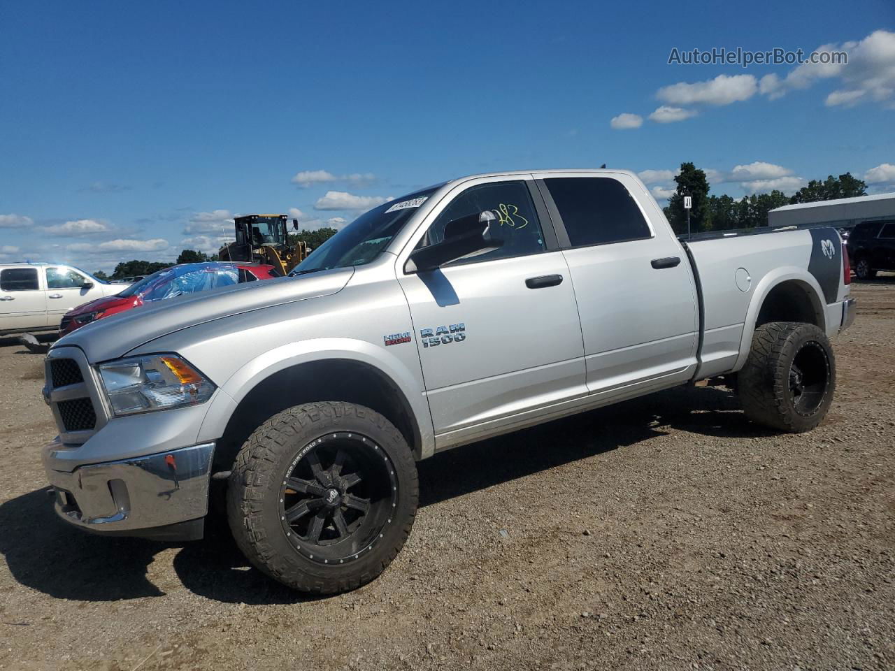 2015 Ram 1500 Slt Серебряный vin: 1C6RR7TT5FS649129