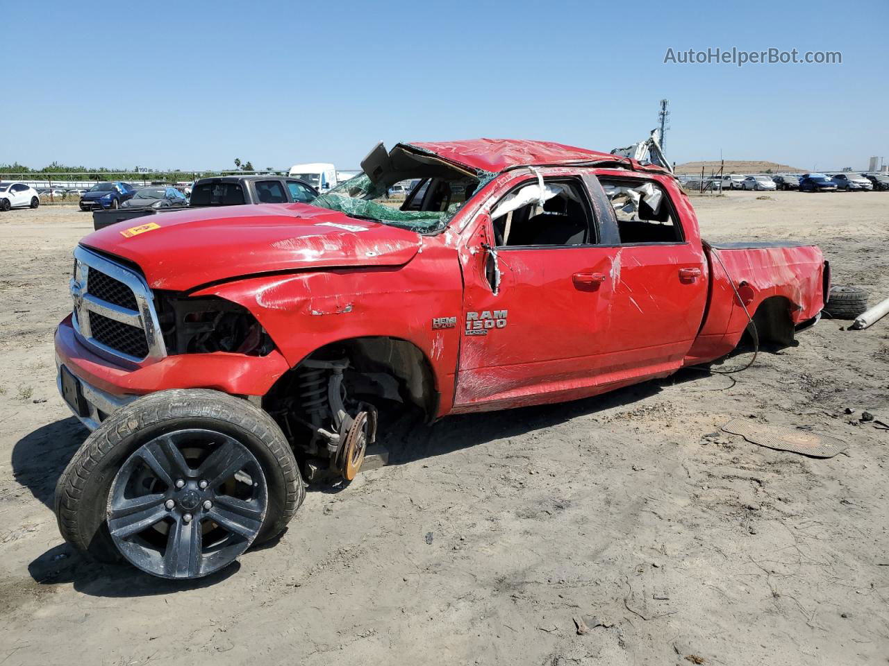 2020 Ram 1500 Classic Slt Red vin: 1C6RR7TT5LS121912