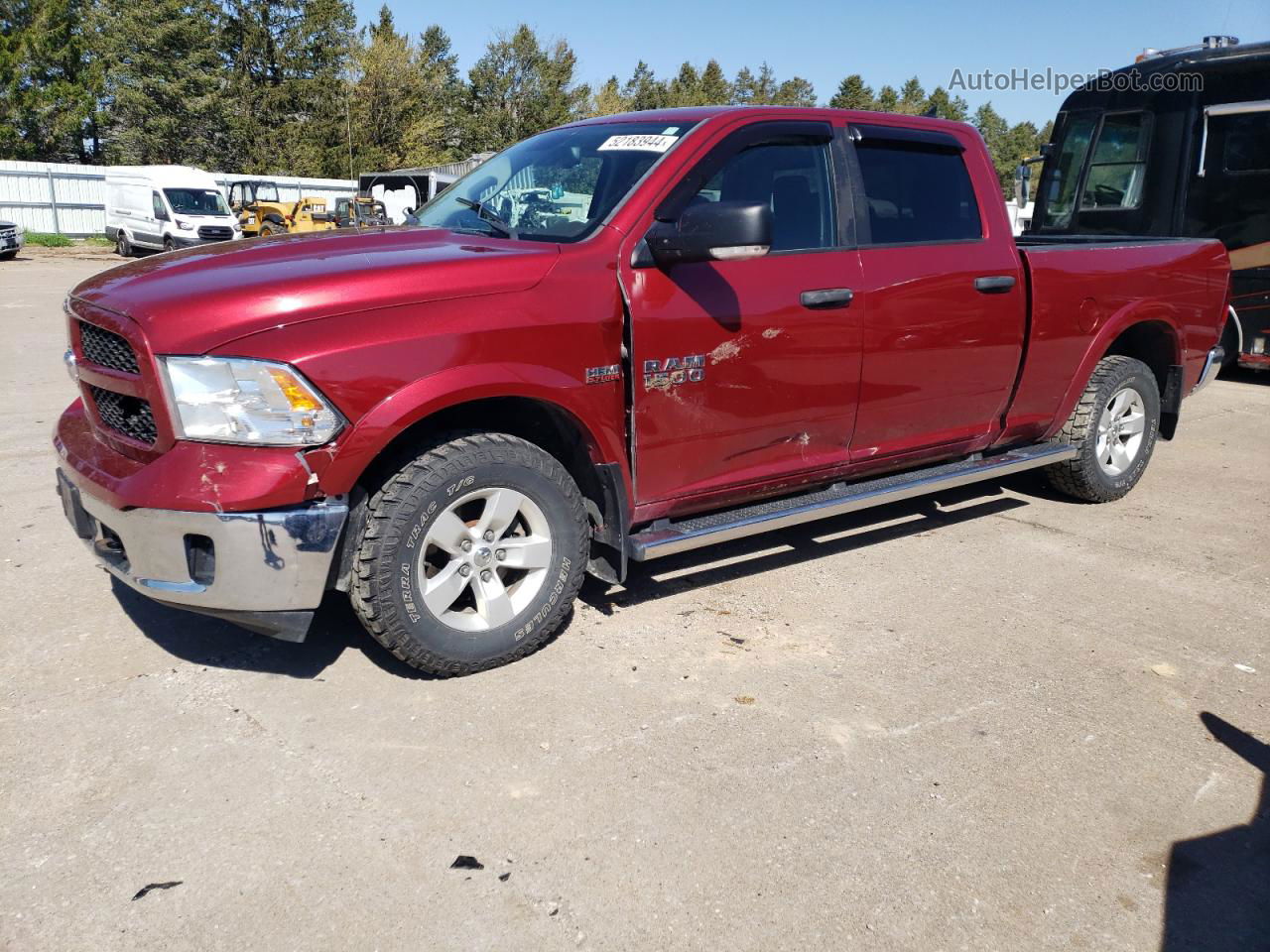 2015 Ram 1500 Slt Burgundy vin: 1C6RR7TT7FS720248