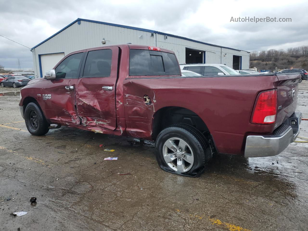 2020 Ram 1500 Classic Slt Burgundy vin: 1C6RR7TT7LS124827