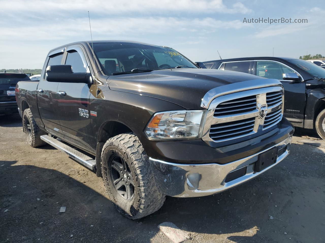 2014 Ram 1500 Slt Brown vin: 1C6RR7TT9ES257124