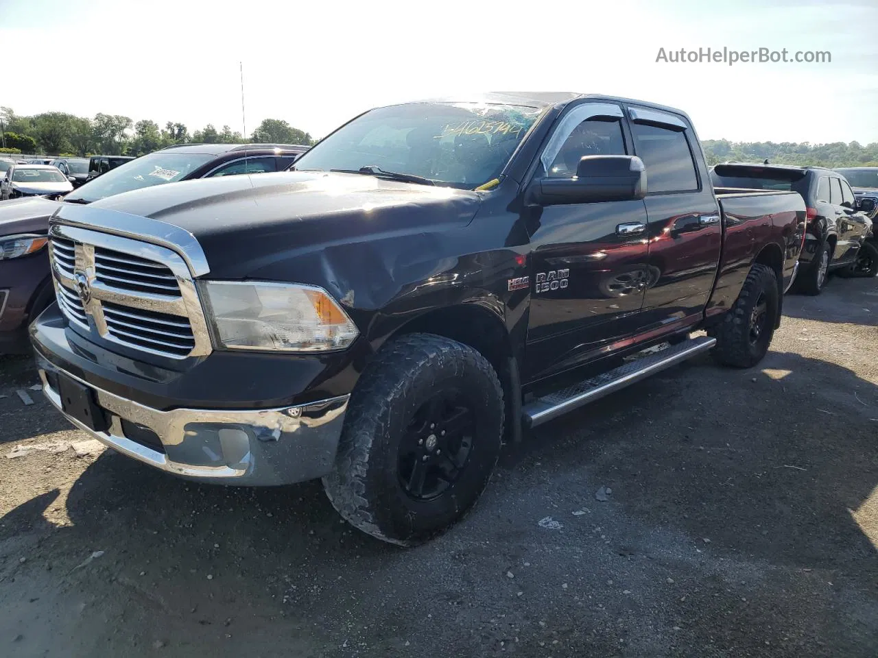 2014 Ram 1500 Slt Brown vin: 1C6RR7TT9ES257124