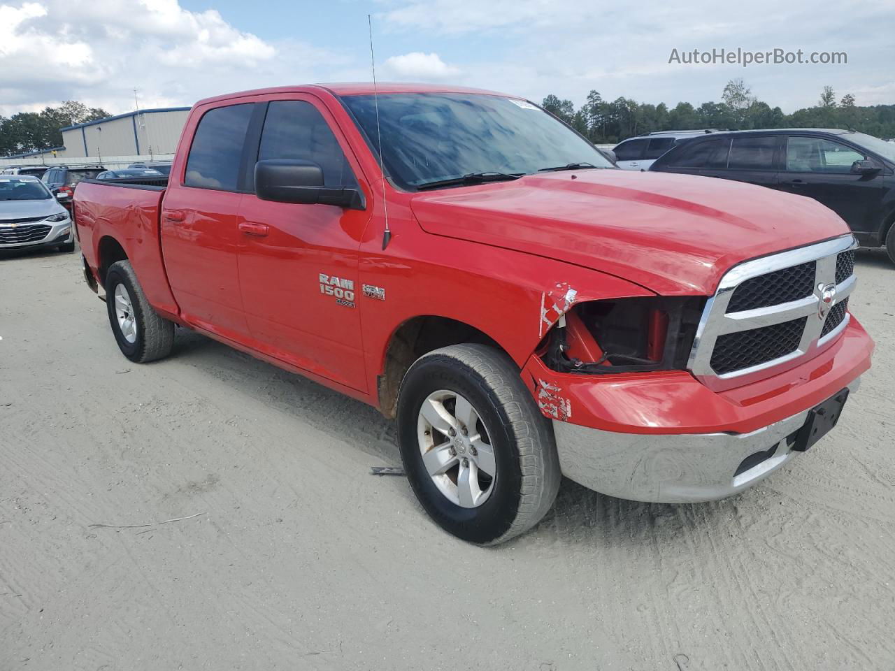 2019 Ram 1500 Classic Slt Red vin: 1C6RR7TT9KS636099