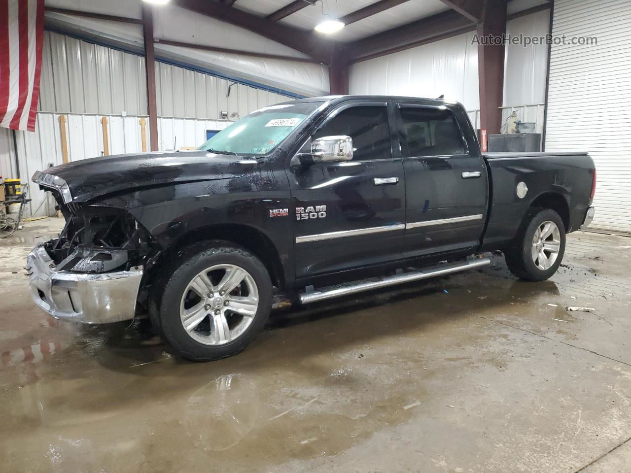 2014 Ram 1500 Slt Black vin: 1C6RR7TTXES256600