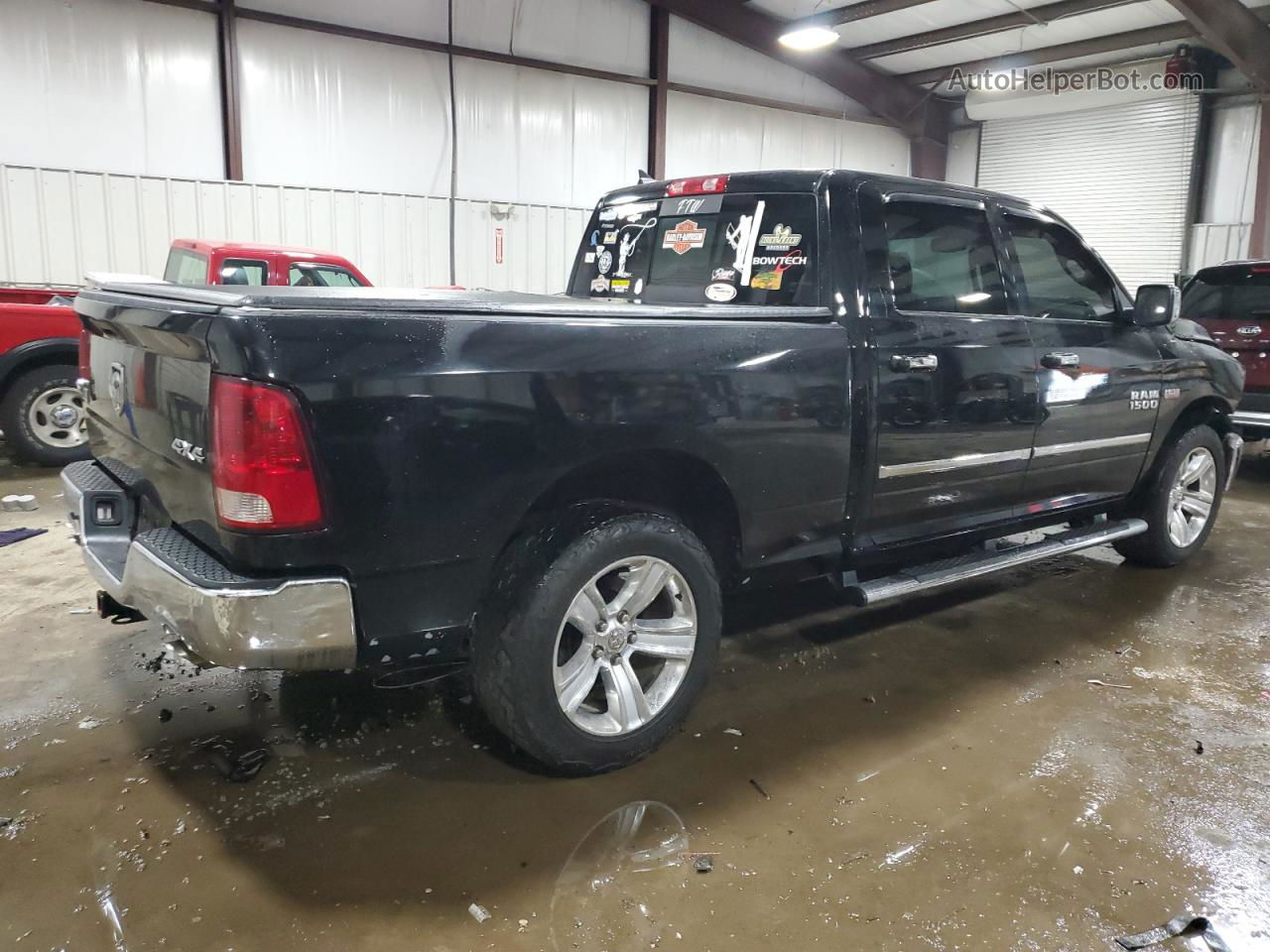 2014 Ram 1500 Slt Black vin: 1C6RR7TTXES256600