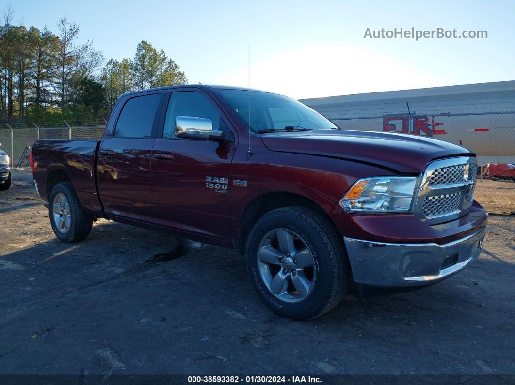 2020 Ram 1500 Classic Slt  4x4 6'4 Box Темно-бордовый vin: 1C6RR7TTXLS121906