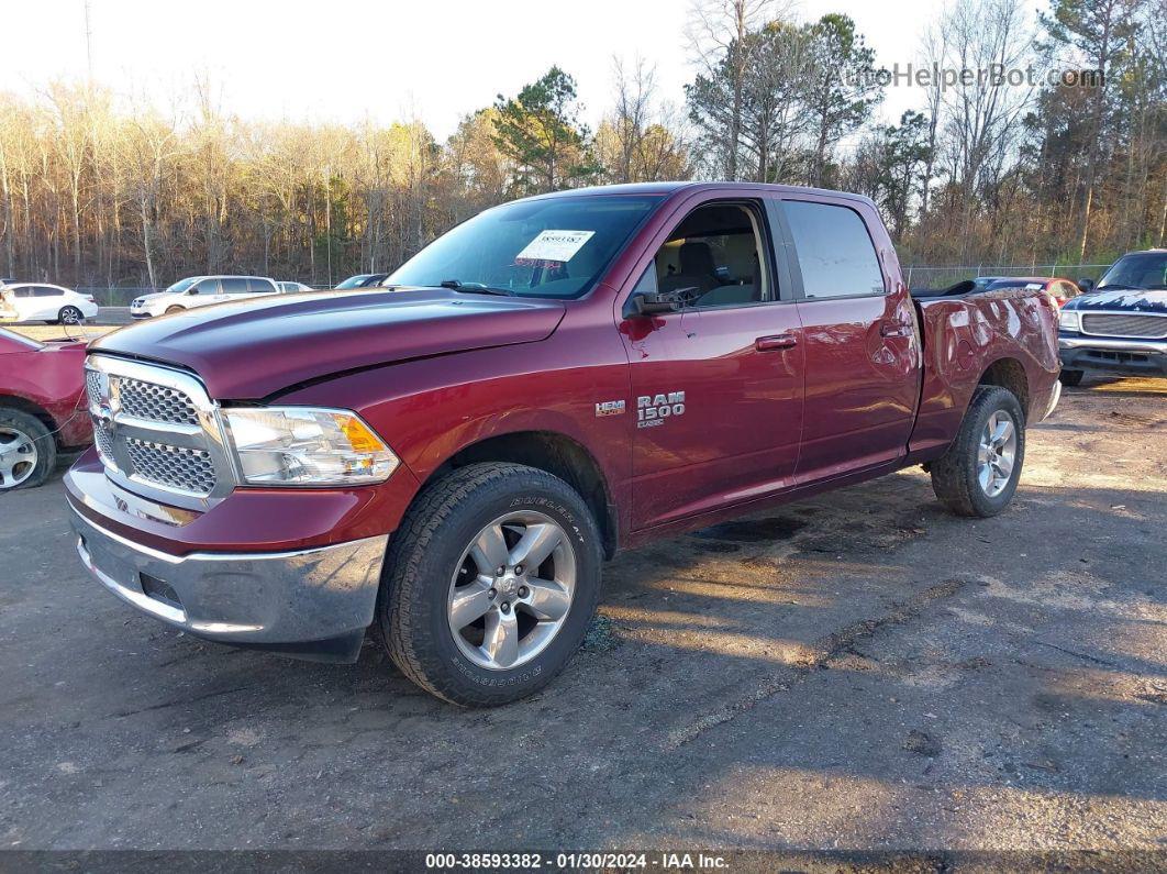 2020 Ram 1500 Classic Slt  4x4 6'4 Box Темно-бордовый vin: 1C6RR7TTXLS121906