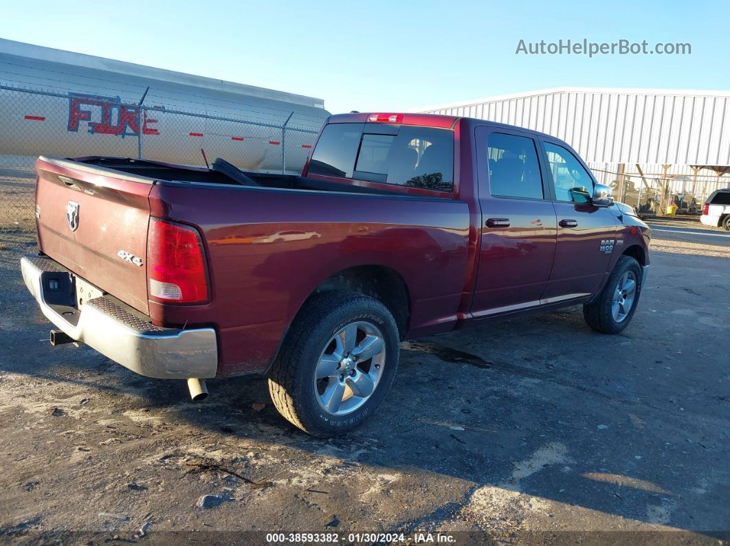 2020 Ram 1500 Classic Slt  4x4 6'4 Box Maroon vin: 1C6RR7TTXLS121906