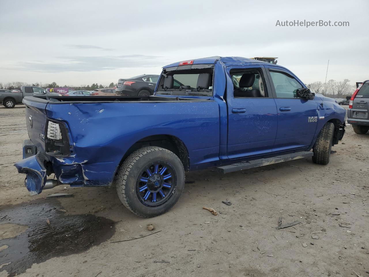 2015 Ram 1500 Sport Blue vin: 1C6RR7UTXFS673635