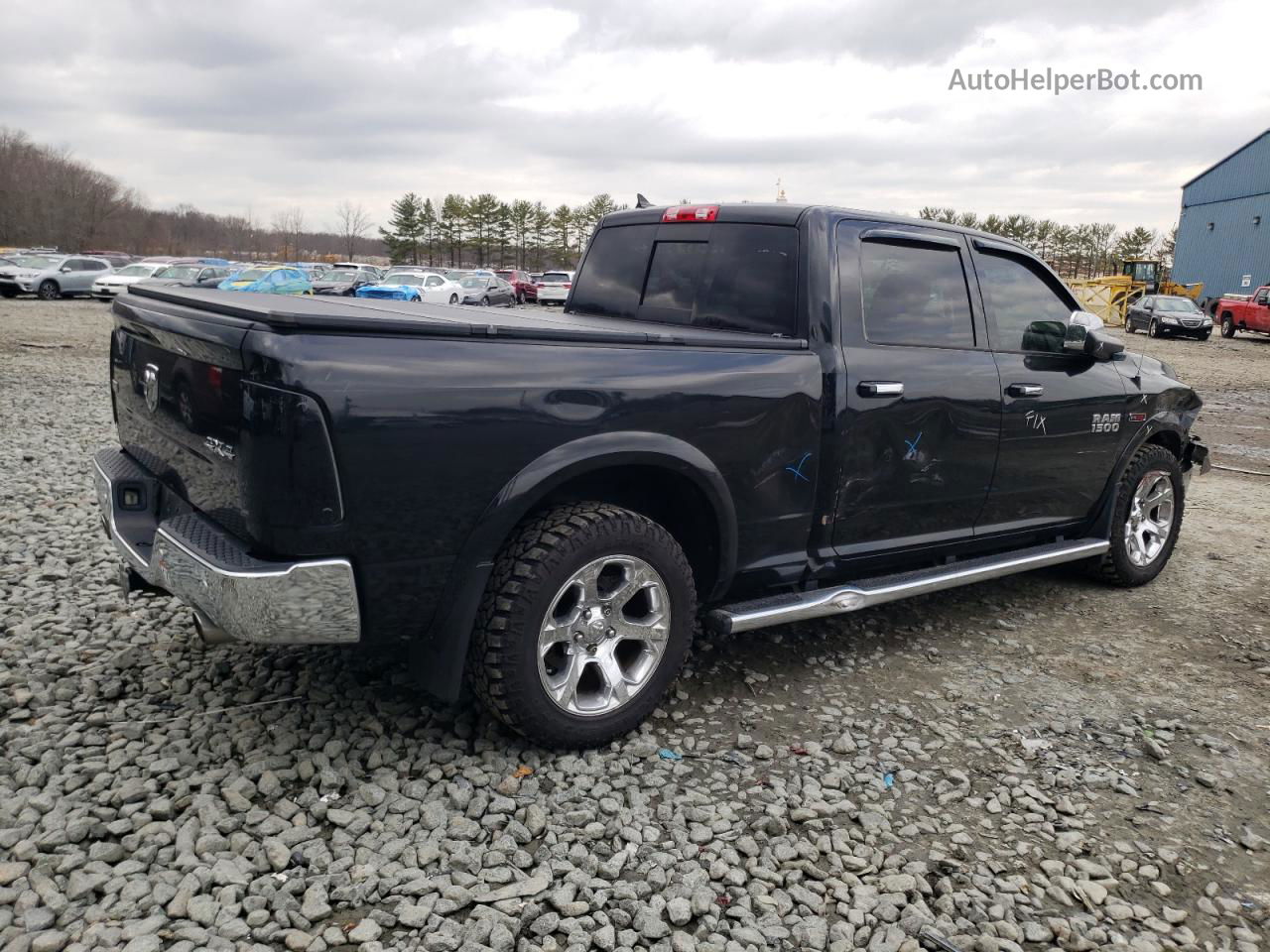 2015 Ram 1500 Laramie Black vin: 1C6RR7VM2FS754376