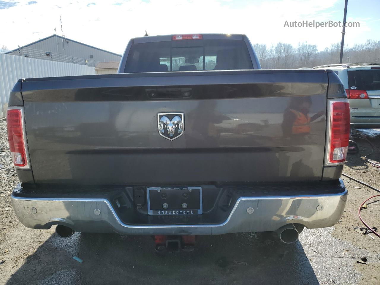 2014 Ram 1500 Laramie Серый vin: 1C6RR7VT5ES343205