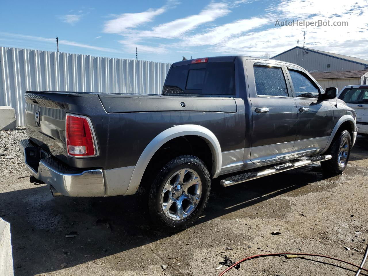 2014 Ram 1500 Laramie Gray vin: 1C6RR7VT5ES343205