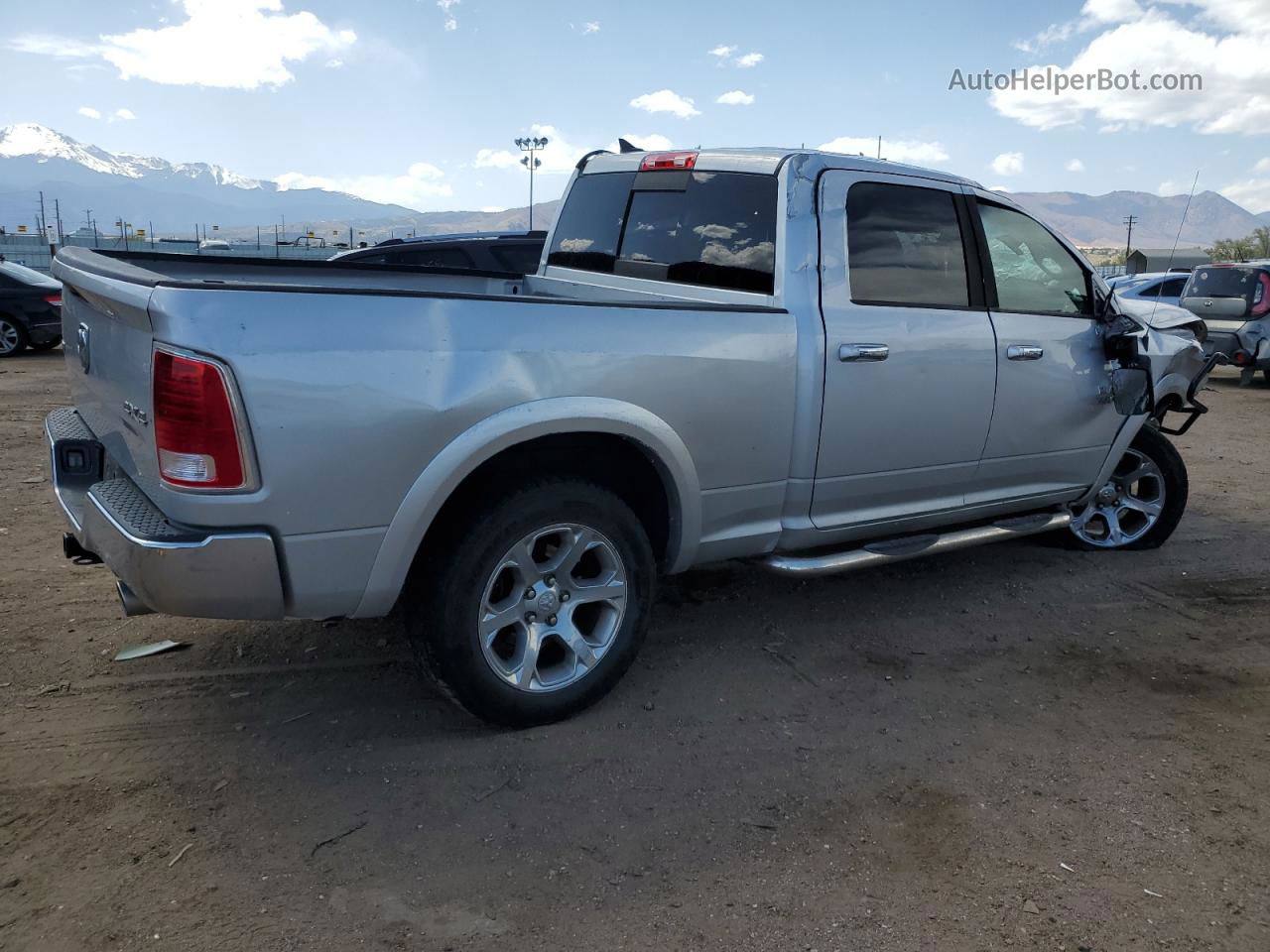 2014 Ram 1500 Laramie Silver vin: 1C6RR7VT7ES469713