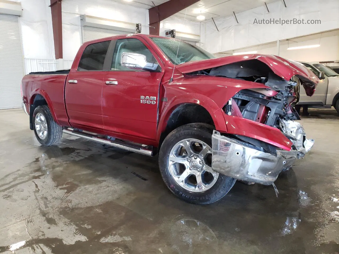 2014 Ram 1500 Laramie Burgundy vin: 1C6RR7VT9ES183202