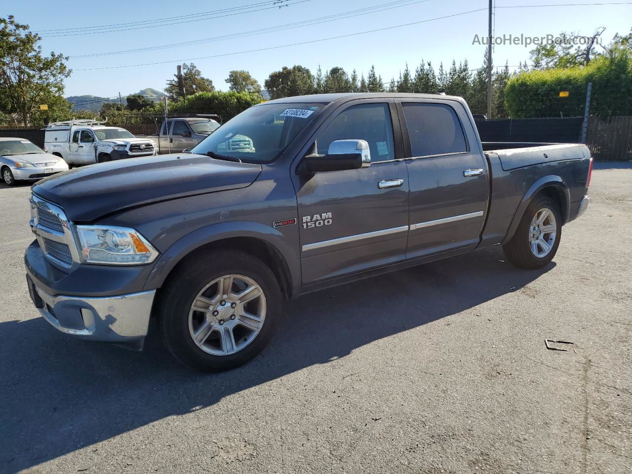 2015 Ram 1500 Longhorn Угольный vin: 1C6RR7WM7FS737880