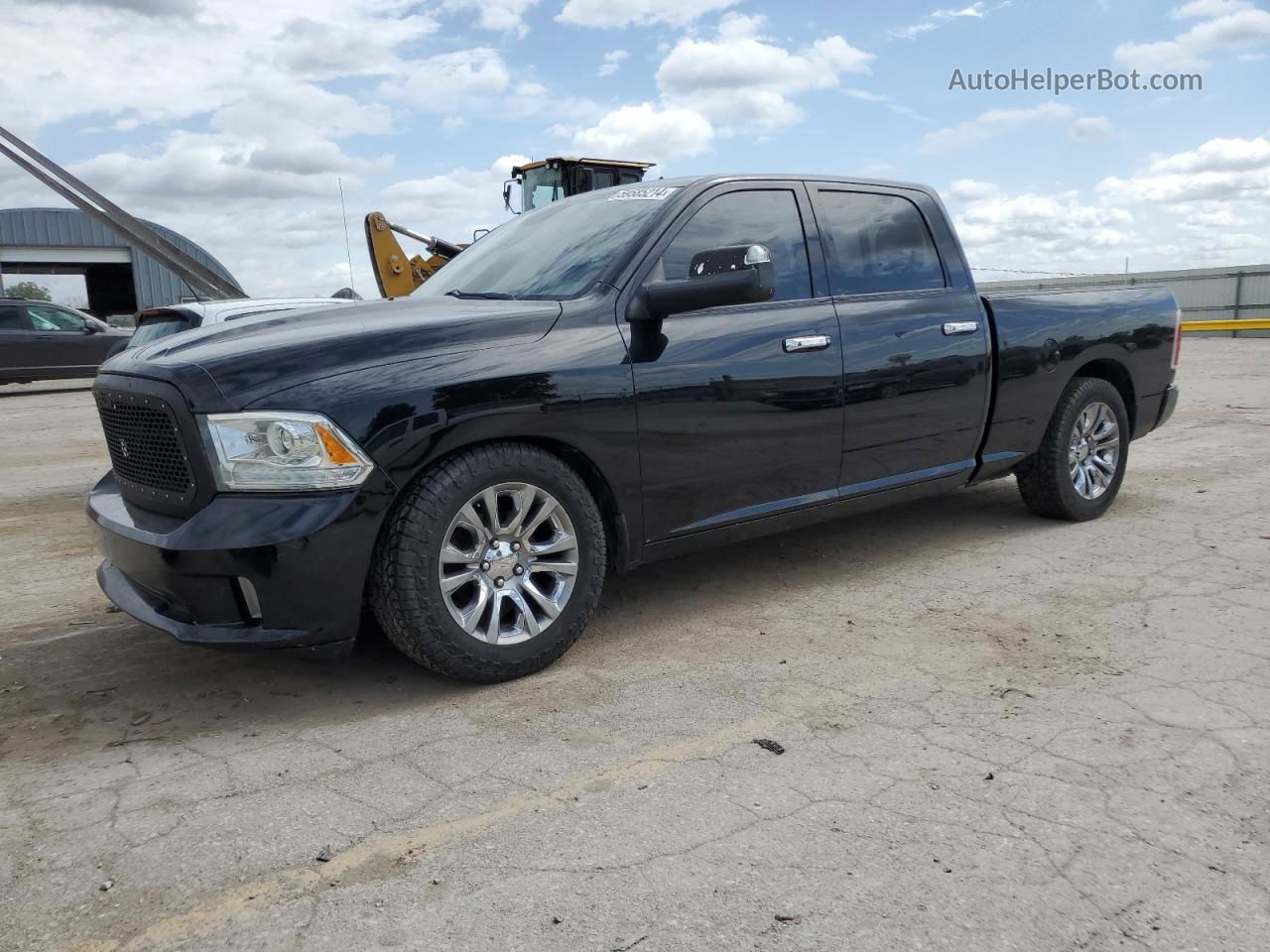 2014 Ram 1500 Longhorn Black vin: 1C6RR7WM8ES300694