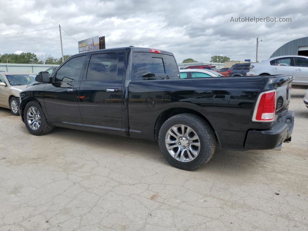 2014 Ram 1500 Longhorn Black vin: 1C6RR7WM8ES300694