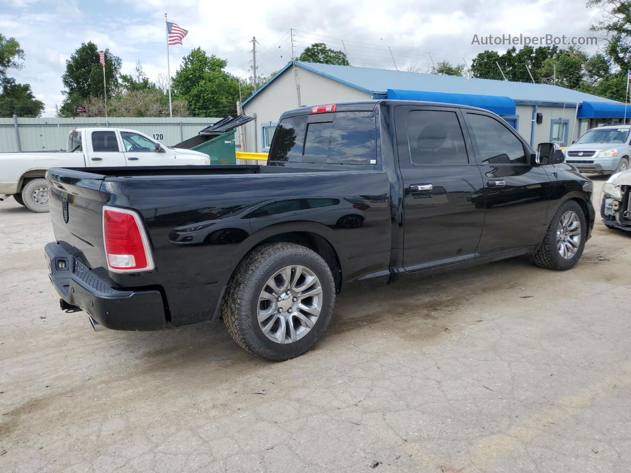 2014 Ram 1500 Longhorn Black vin: 1C6RR7WM8ES300694