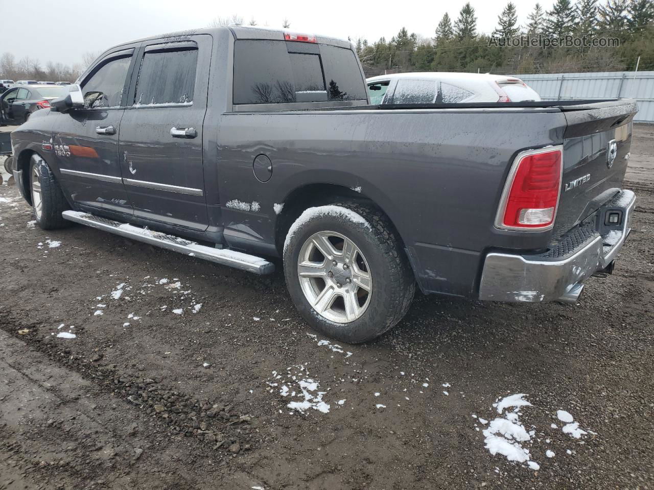 2014 Ram 1500 Longhorn Gray vin: 1C6RR7WMXES443128