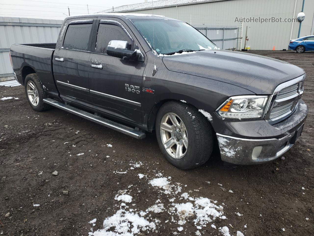 2014 Ram 1500 Longhorn Серый vin: 1C6RR7WMXES443128