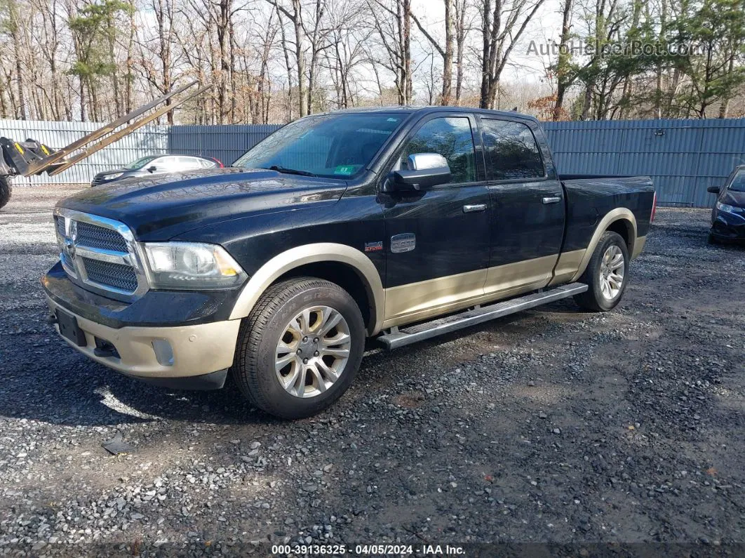 2014 Ram 1500 Longhorn Черный vin: 1C6RR7WT9ES201034