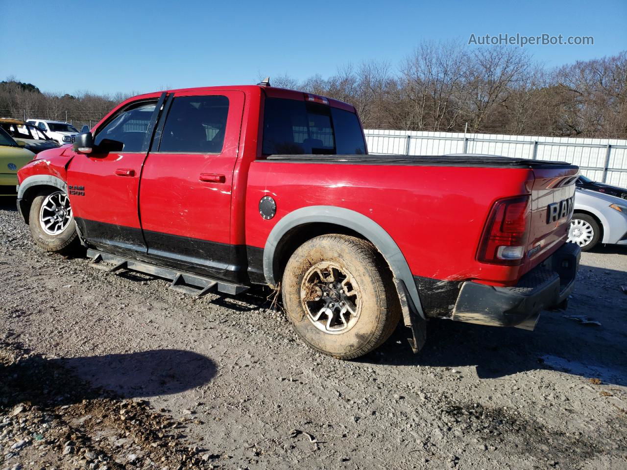 2015 Ram 1500 Rebel Красный vin: 1C6RR7YTXFS785376