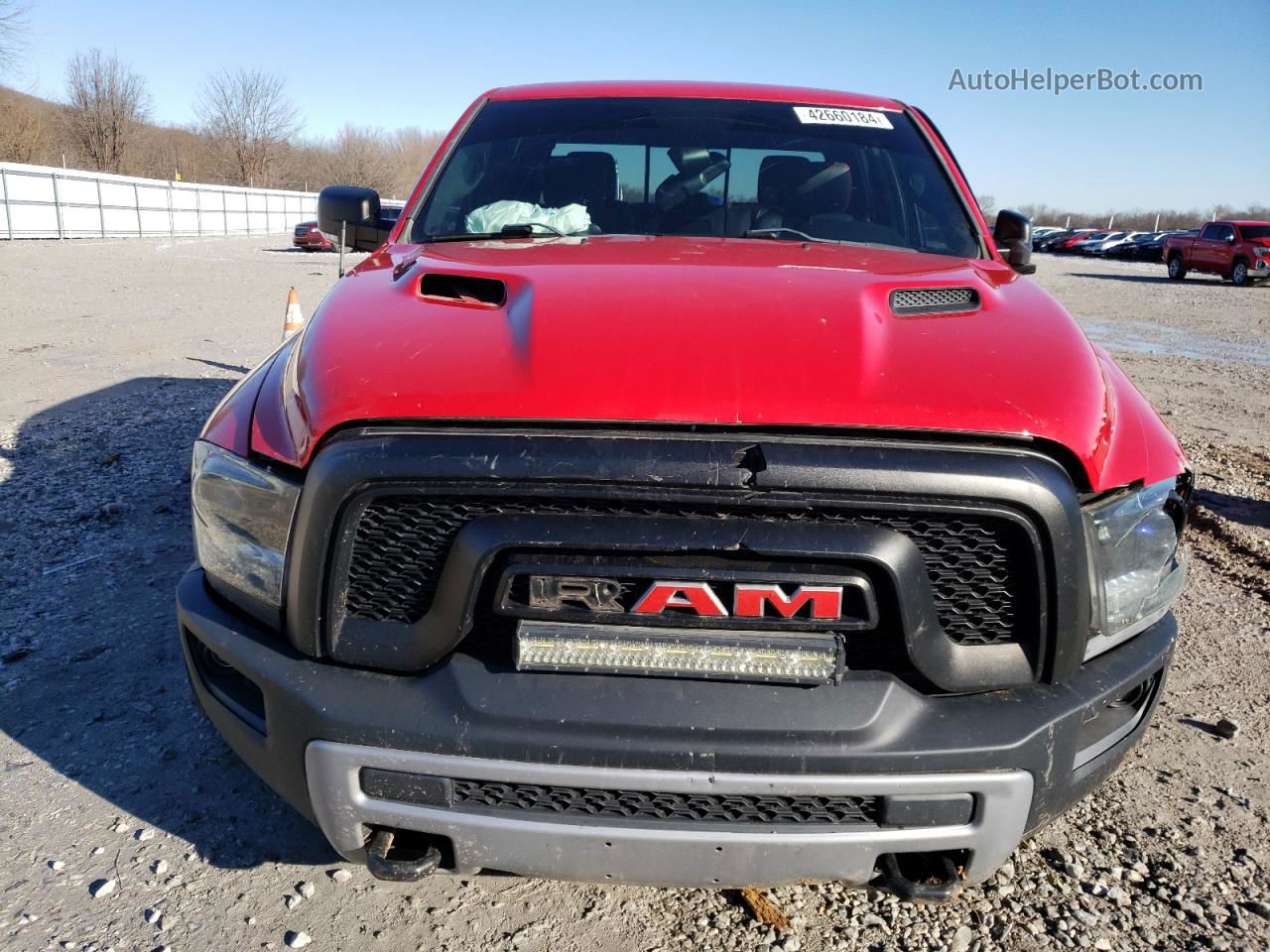 2015 Ram 1500 Rebel Red vin: 1C6RR7YTXFS785376