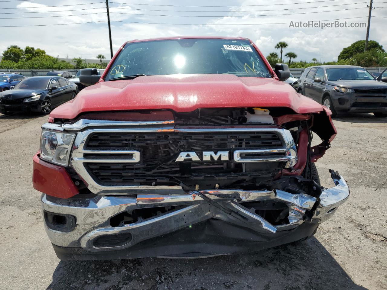 2022 Ram 1500 Big Horn/lone Star Red vin: 1C6RREBG5NN272713