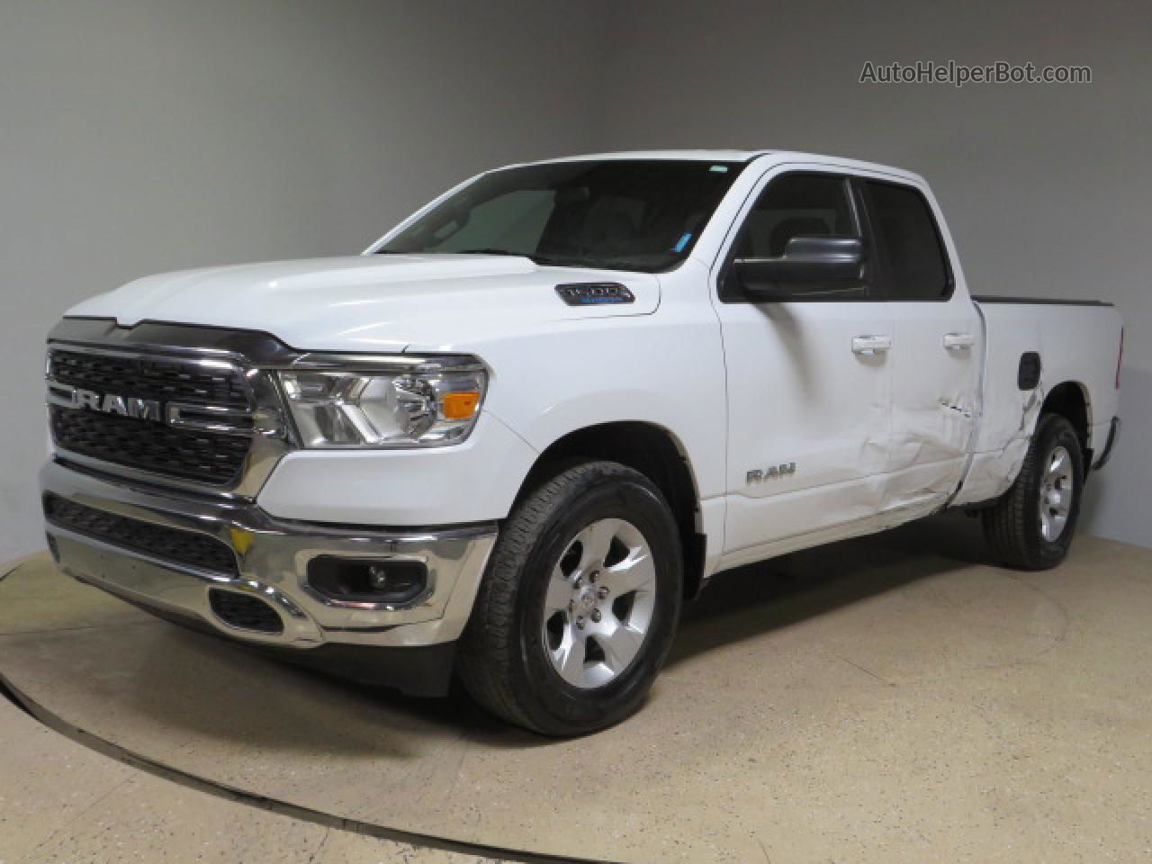 2022 Ram 1500 Big Horn/lone Star White vin: 1C6RREBGXNN272772