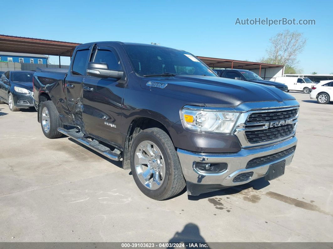 2022 Ram 1500 Lone Star Quad Cab 4x2 6'4 Box Black vin: 1C6RREBT0NN153075