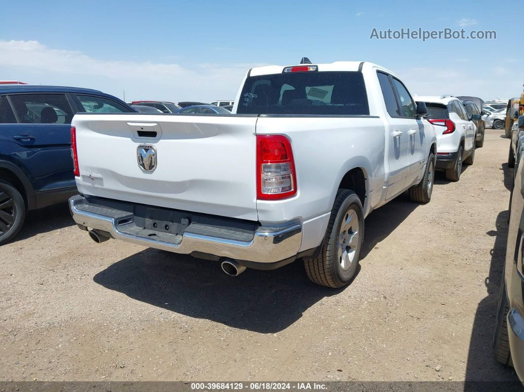 2022 Ram 1500 Lone Star Quad Cab 4x2 6'4 Box White vin: 1C6RREBT0NN273216