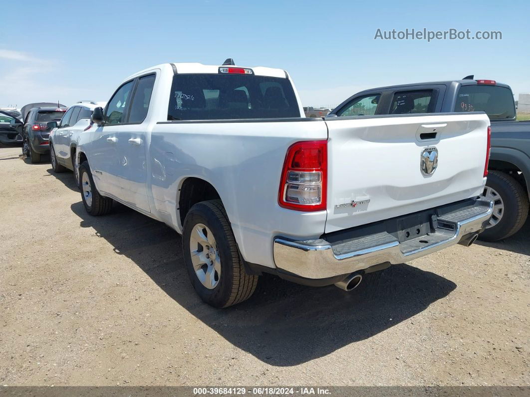 2022 Ram 1500 Lone Star Quad Cab 4x2 6'4 Box White vin: 1C6RREBT0NN273216