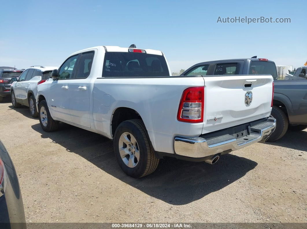 2022 Ram 1500 Lone Star Quad Cab 4x2 6'4 Box White vin: 1C6RREBT0NN273216