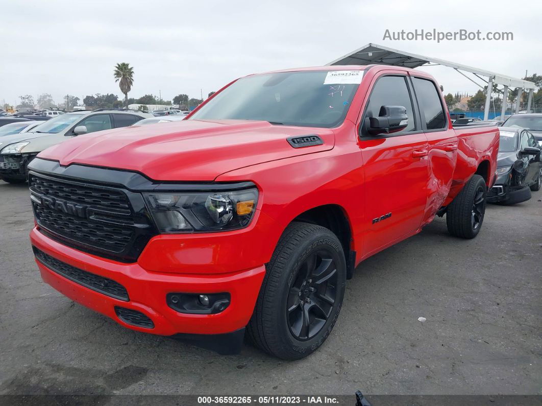 2022 Ram 1500 Big Horn  4x2 6'4" Box Red vin: 1C6RREBT0NN275113