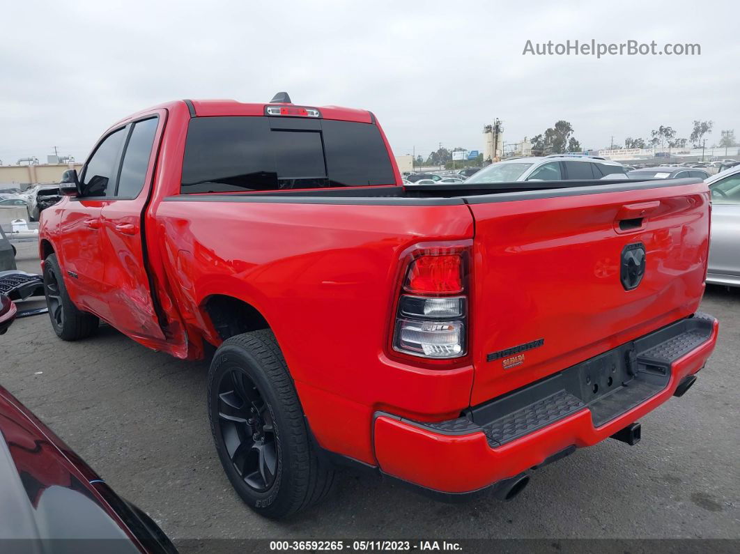 2022 Ram 1500 Big Horn  4x2 6'4" Box Red vin: 1C6RREBT0NN275113