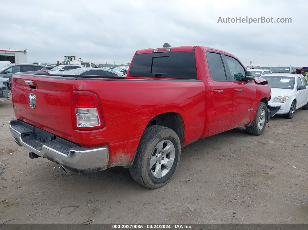 2020 Ram 1500 Big Horn Quad Cab 4x2 6'4 Box Red vin: 1C6RREBT1LN294718